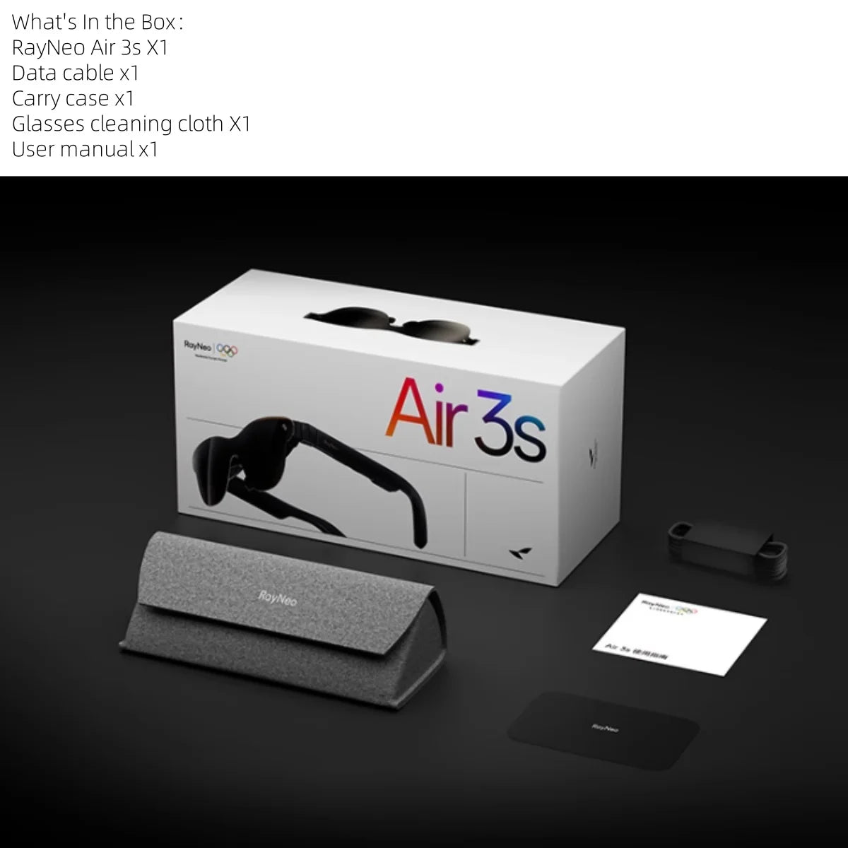 AR Brille Kino & Gaming RayNeo Air 3S